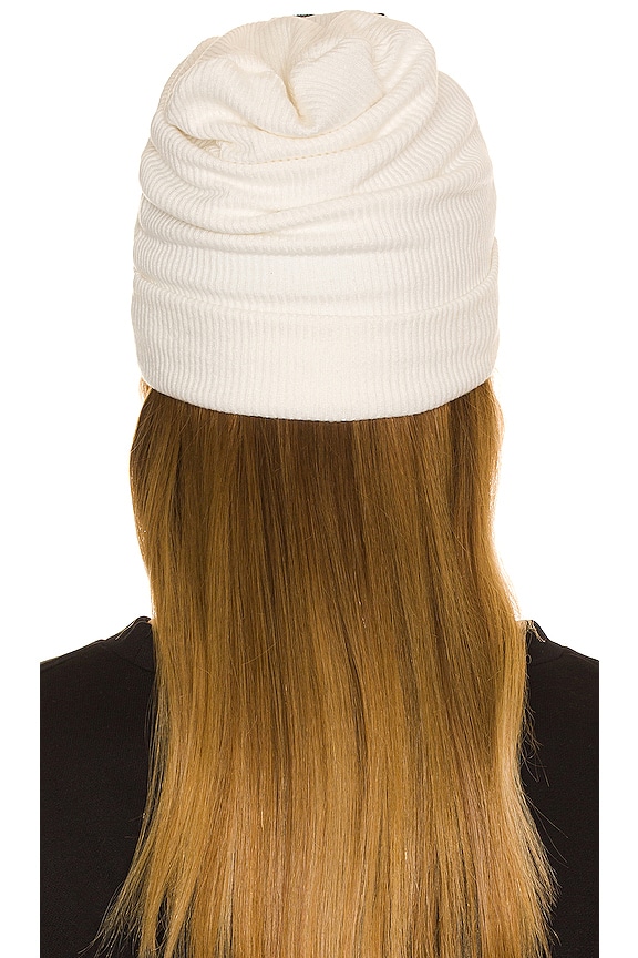 view 2 of 4 Blix Boyfriend Beanie in Black & Ivory