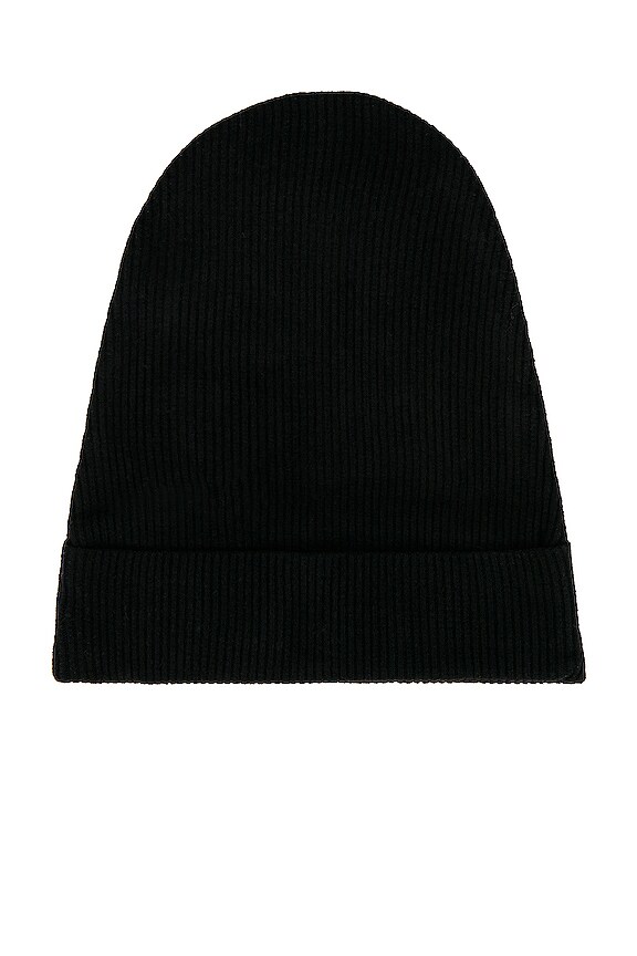view 2 of 2 Blix Plaid Lip Beanie in Black