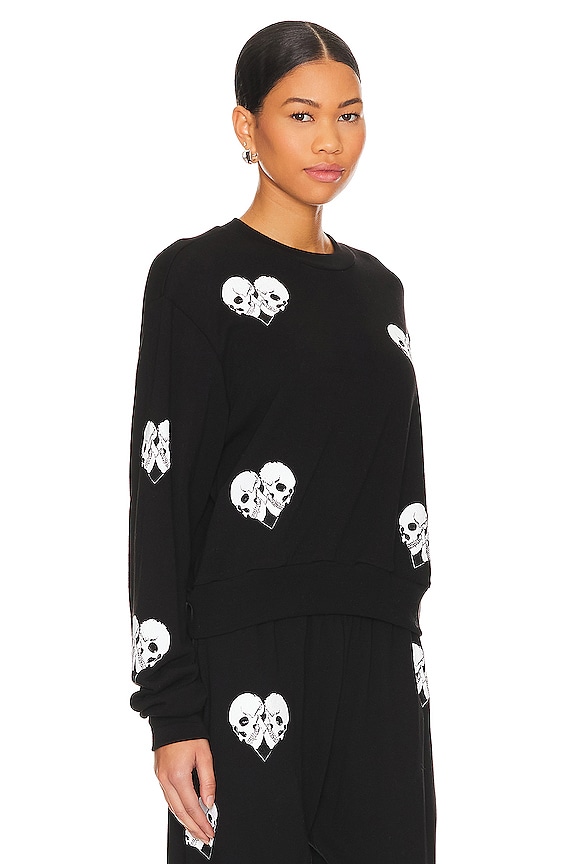 view 2 of 4 JERSEY CORTO SPALDING SKULL HEART in Black