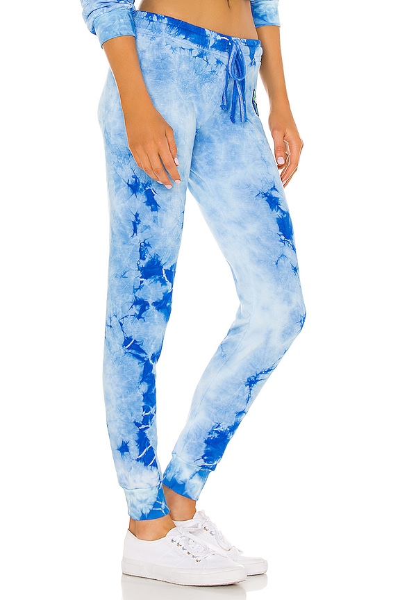 view 2 of 4 Jess World Peace Lips Pant in Blue Clouds & Neon