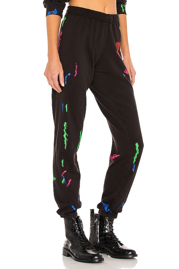 view 2 of 4 PANTALON SWEAT GIA STAR KISS in Onyx & Paint Smudge