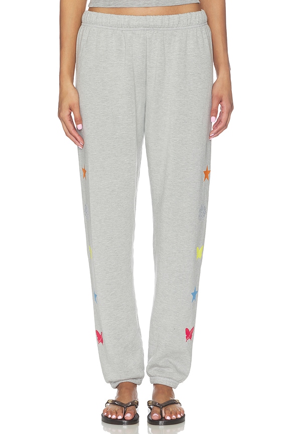 view 2 of 6 Tanzy Boyfriend Sweatpant in Heather Grey