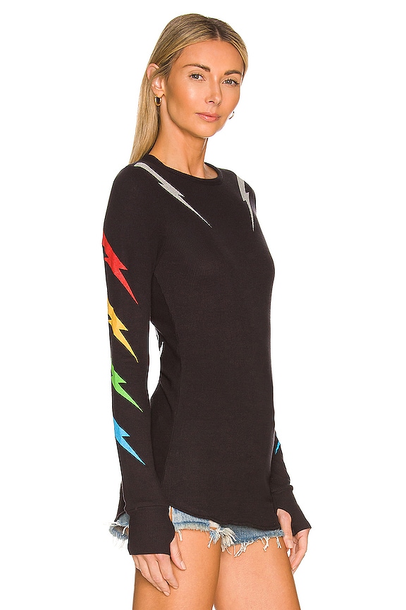 view 2 of 4 Mckinley Lightening Zebra Thermal in Onyx