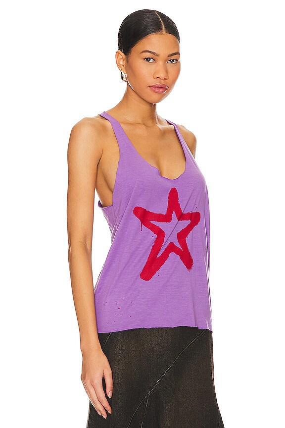 view 2 of 4 Maisie Airbrush Elements Tank in Wisteria