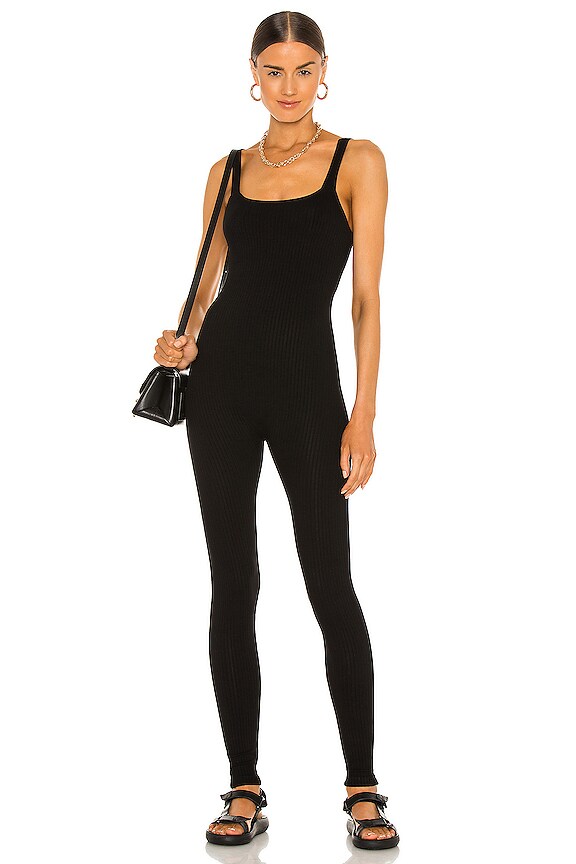 view 1 of 3 Chunky Rib Onesie in Black