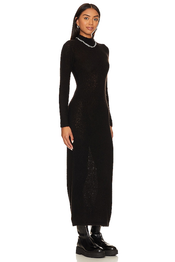 view 2 of 3 Tye Semi Sheer Sweater Dress in Black