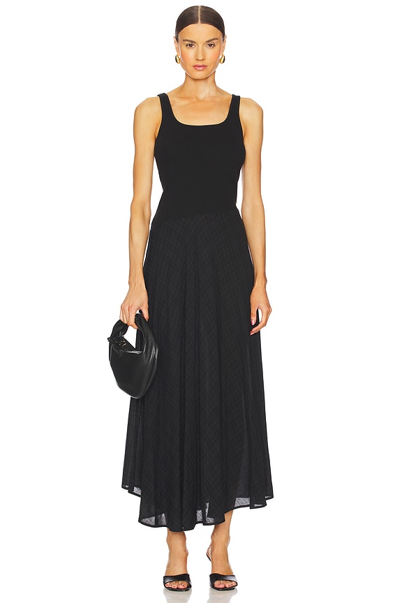 view 1 of 4 Reign Dress in Raven Plaid