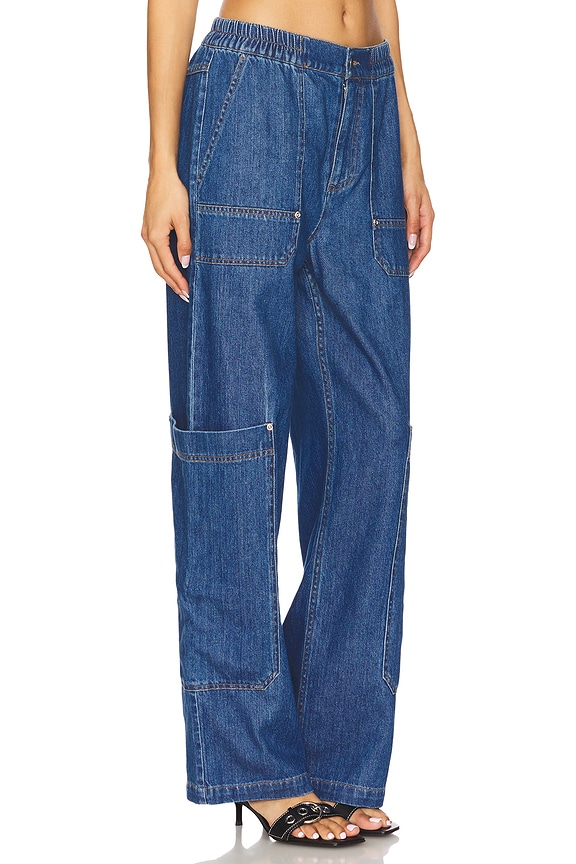 view 2 of 6 Ryleigh Utility Jeans in Soft Denim