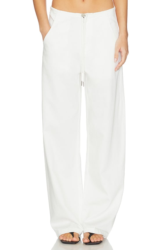view 1 of 6 PANTALÓN DE DENIM SUAVE DUSTY in White Denim