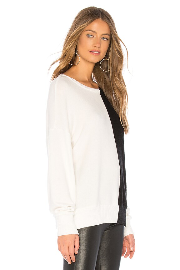 view 2 of 4 Daryl Sweater in Ivory & Black