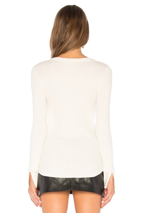 LnA Noma Rhinestone Sweater - Silver Grey