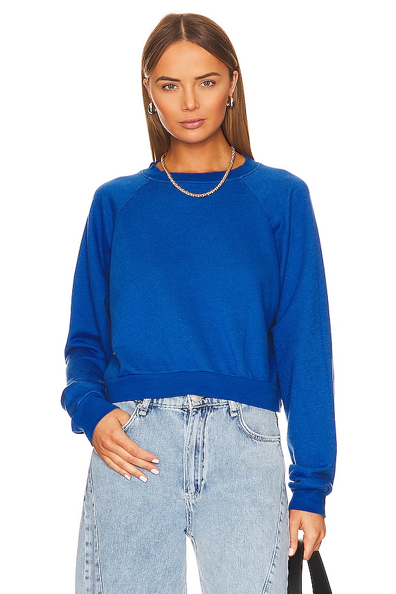 LNA 90's Sweatshirt in Blue Lemonade | REVOLVE