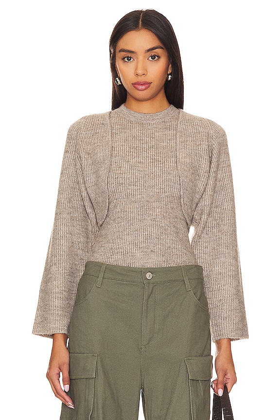 view 2 of 6 Ultra Shrug Set in Flax Grey