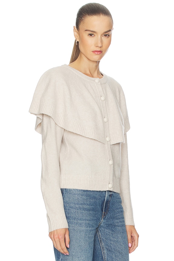 view 2 of 4 HOLLY 케이프 카디건 in Blush Ivory