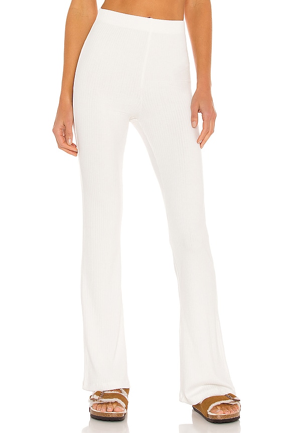 view 1 of 5 Laurel Ribbed Pant in Ivory