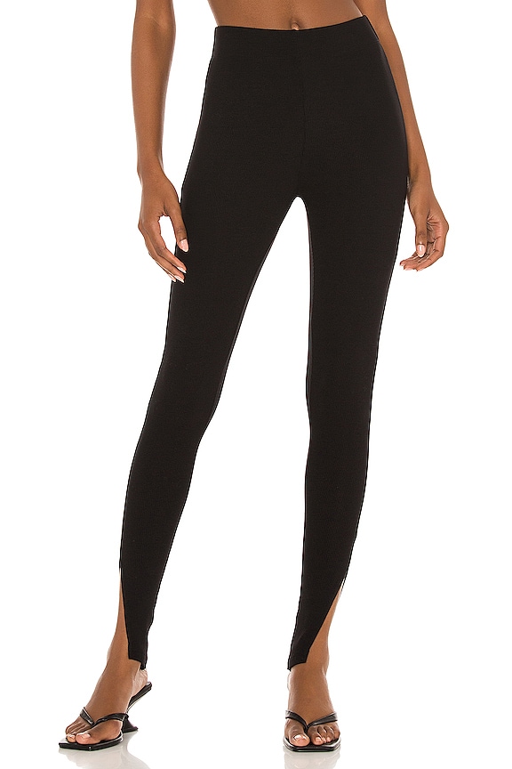 view 1 of 4 Slit Legging in Black