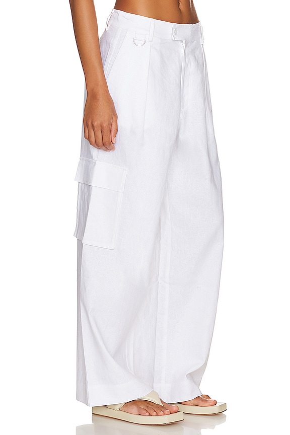 view 2 of 4 Cargo Trouser in White