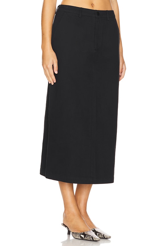 view 2 of 6 DARA TWILL 스커트 in Black