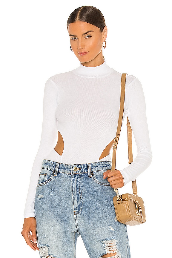 view 1 of 5 Keller Bodysuit in White