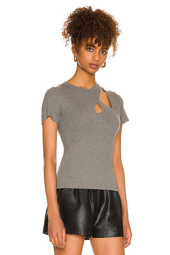 view 2 of 4 Royce Top in Heather Charcoal