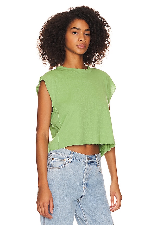 view 2 of 4 TOP SIN MANGAS PIVOT in Meadow Green