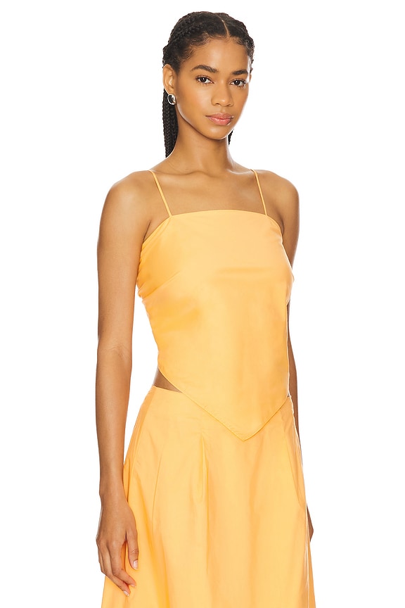 view 2 of 4 Scarf Tank in Papaya