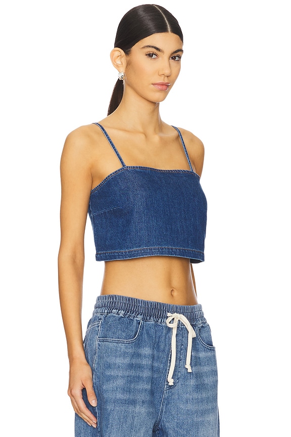 view 2 of 4 CAMISETA TIRANTES CORTA CAMILLE in Soft Denim
