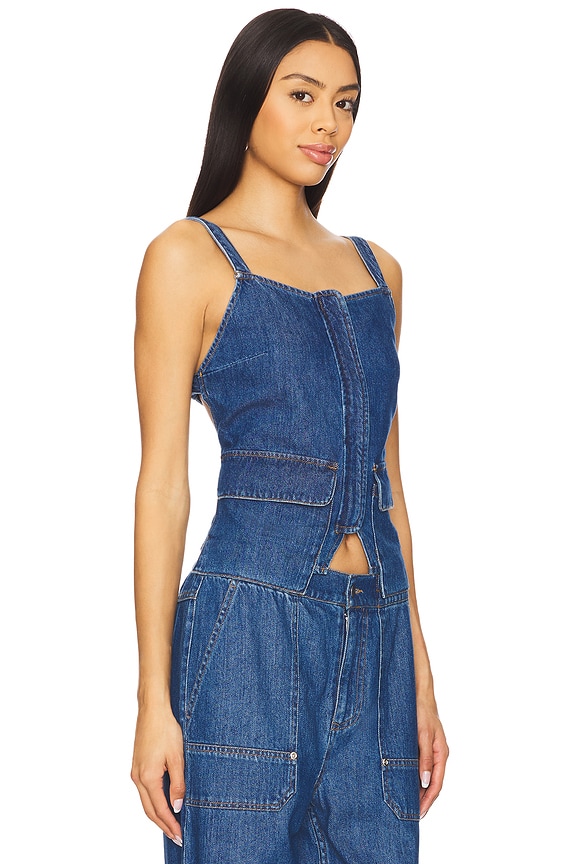 view 2 of 4 ТОП JORDYN in Soft Denim