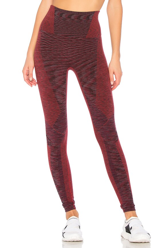 view 1 of 4 Resistance Legging in Burgundy Marl