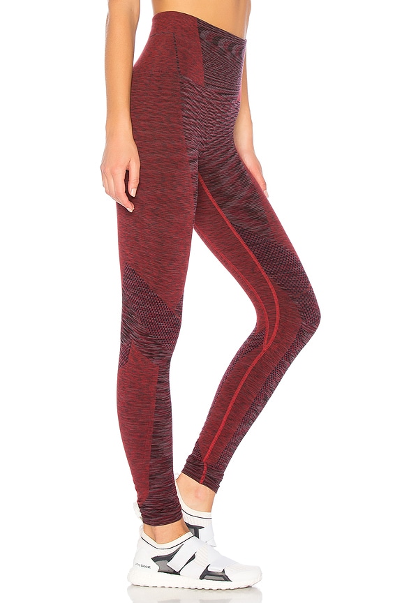 view 2 of 4 Resistance Legging in Burgundy Marl