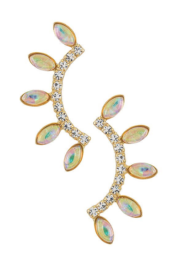 view 1 of 2 Sydney Earring in Opal & Black