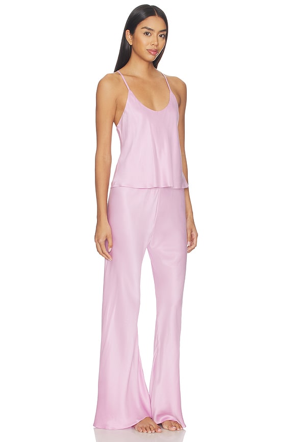 view 2 of 4 CONJUNTO PANTALÓN DE CAMUFLAJE WASHABLE SILK BIAS CAMI PANT SET in Lilac Bloom