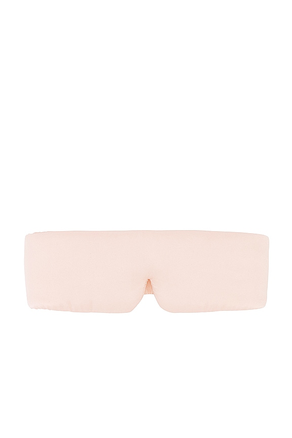 view 2 of 3 Washable Silk Sleep Mask in Delicate Pink