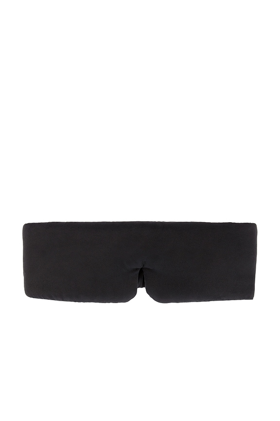view 2 of 3 Washable Silk Sleep Mask in Immersed Black