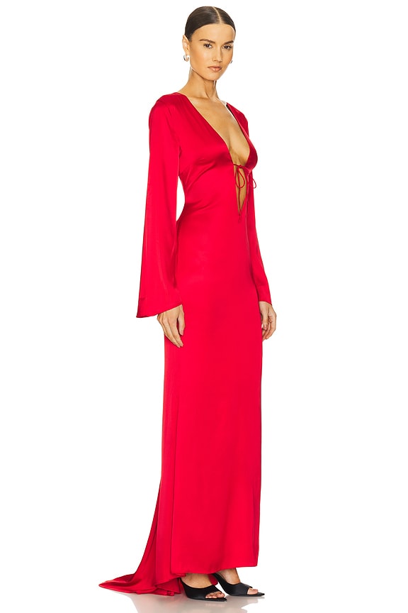 view 2 of 3 Angelina Gown in Red