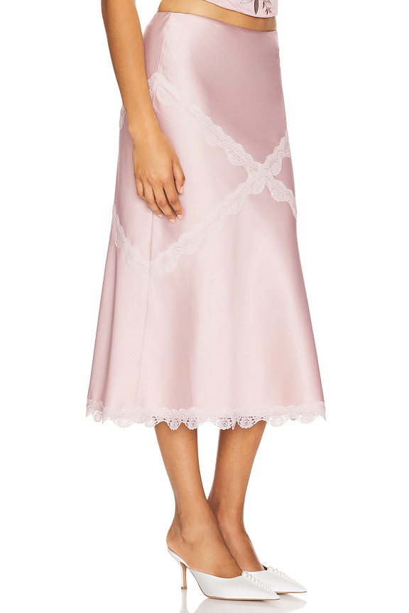 view 2 of 4 Rosalie Midi Skirt in Blush