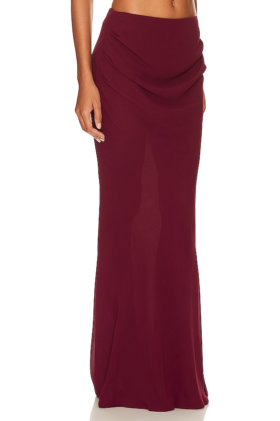 view 2 of 4 ANTONELLA スカート in Burgundy