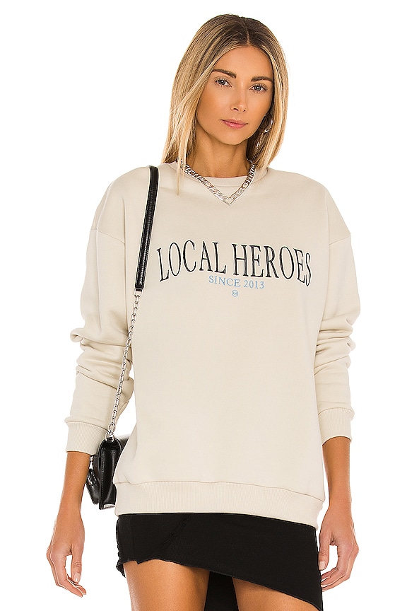 view 1 of 4 Oversized Sweatshirt in Beige