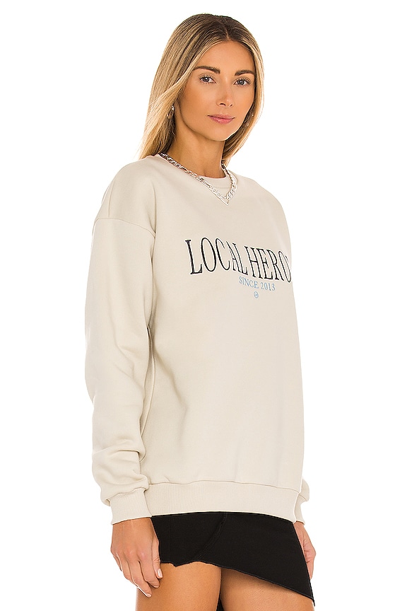 view 2 of 4 Oversized Sweatshirt in Beige