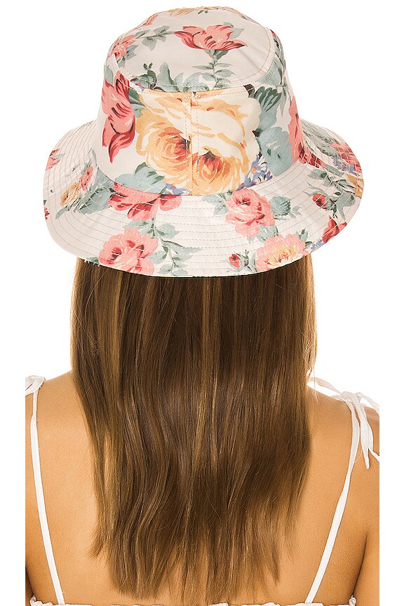 view 2 of 3 Ivy Bucket Hat in White Multi Floral