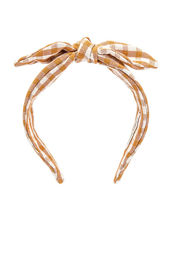 view 2 of 3 BANDEAU MEADOW in Amber Gingham