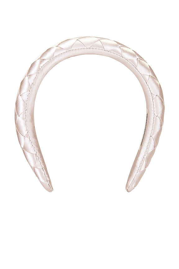 view 2 of 3 EVERLY 헤드밴드 in Cream Satin