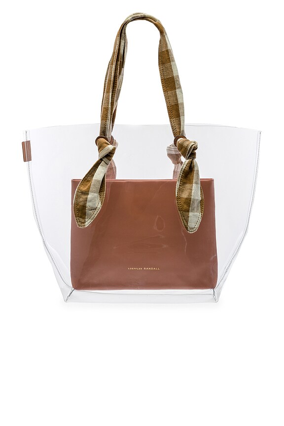 view 2 of 4 FOURRE-TOUT LYDIA in Clear, Brown & Apricot