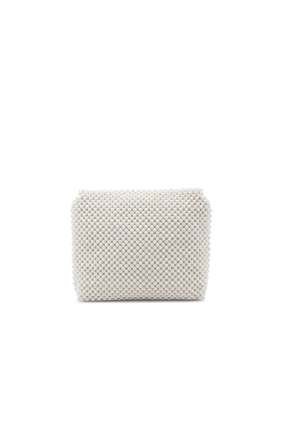 view 2 of 5 Roz Beaded Shoulder Bag in Optic White