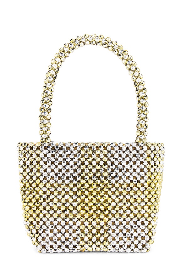 view 2 of 4 BOLSO TOTE MINA in Gold & Silver