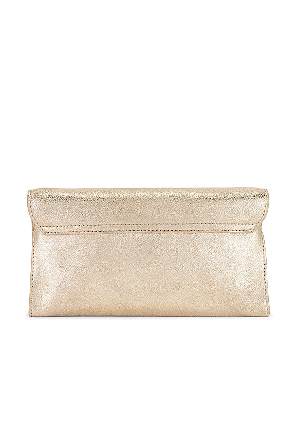 view 2 of 5 Tab Clutch in Cappuccino Sparkle