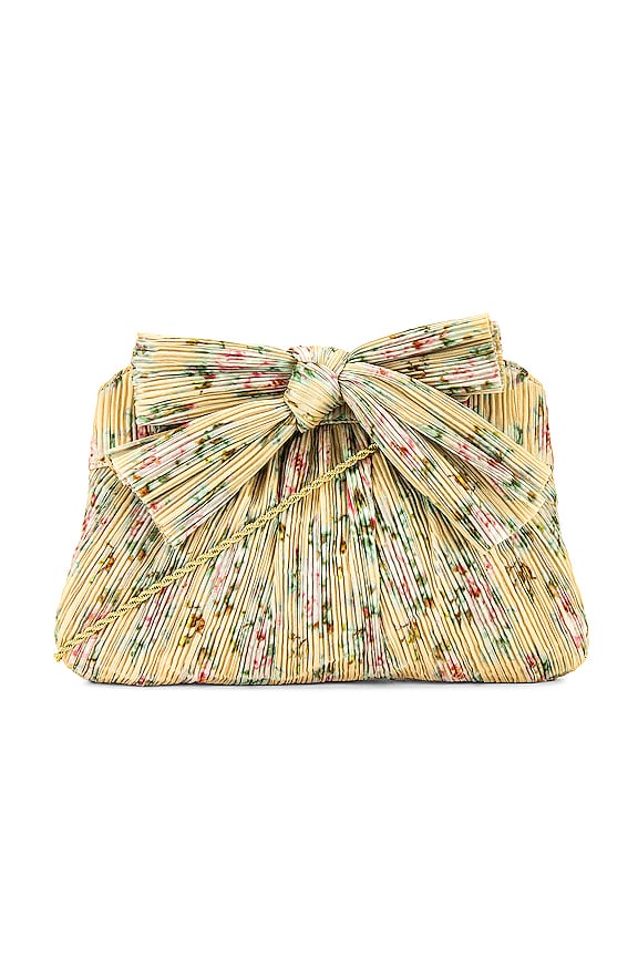 view 1 of 5 Rayne Clutch in Tan Floral