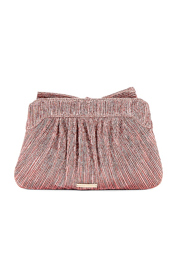 view 2 of 5 Rayne Clutch in Metallic Rose