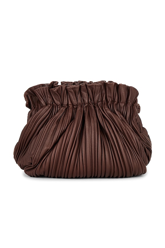 view 2 of 5 SAC À MAIN WILLA in Chocolate Pleated Nappa