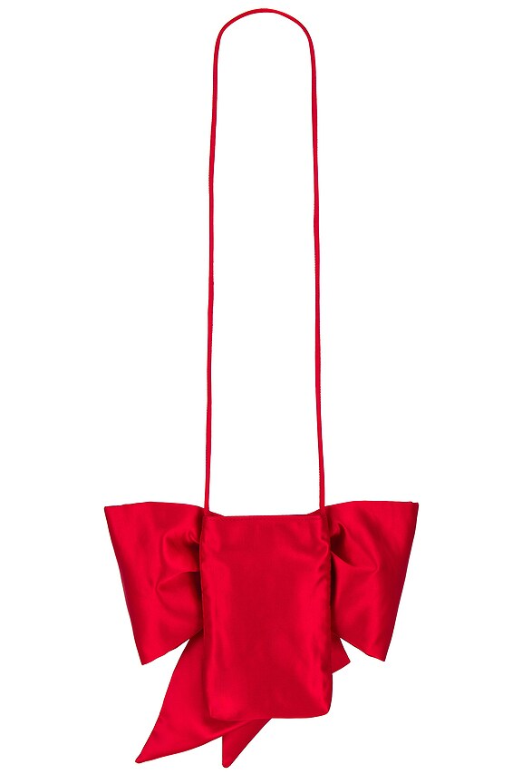 view 2 of 4 BOLSO VIOLET in Red Satin